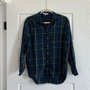 Madewell plaid button down - small